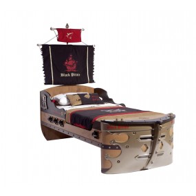 Dětská postel loď PIRATE 90x190 cm