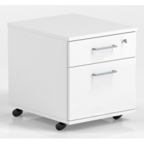 Mobile container OPTIMA - 2x drawer + lock 415x500x510