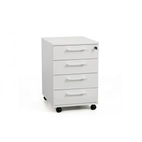 Mobile container OPTIMA - 4x drawer + lock 415x500x638