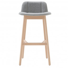 Bar stool with upholstered seat HIPPY 639