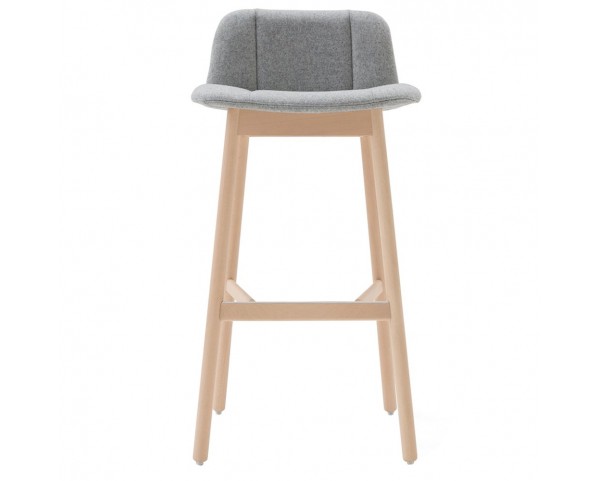 Bar stool with upholstered seat HIPPY 639