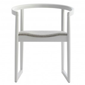 Wooden chair with upholstered seat NORDICA 601