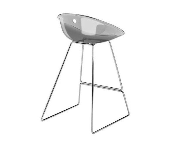 Bar stool GLISS 902 smoke - SALE - 25 % discount