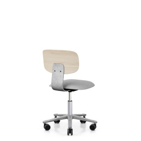 Židle TION - dřevěná s čalouněným sedákem