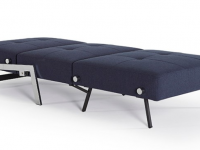 Folding armchair CUBED CHROME - dark blue - 3