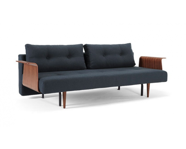 RECAST PLUS folding sofa with armrests