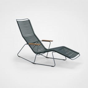 Lounger CLICK, 2 positions, green