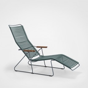 Lounger CLICK, 7 positions, green