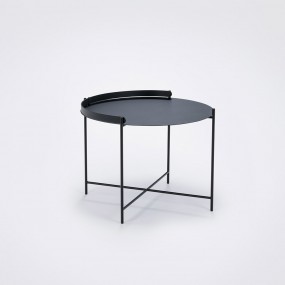 Konferenčný stolík EDGE, 62 cm, čierny