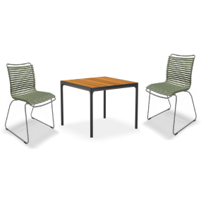 Set židlí CLICK (3 ks) a stolu FOUR - VÝPRODEJ