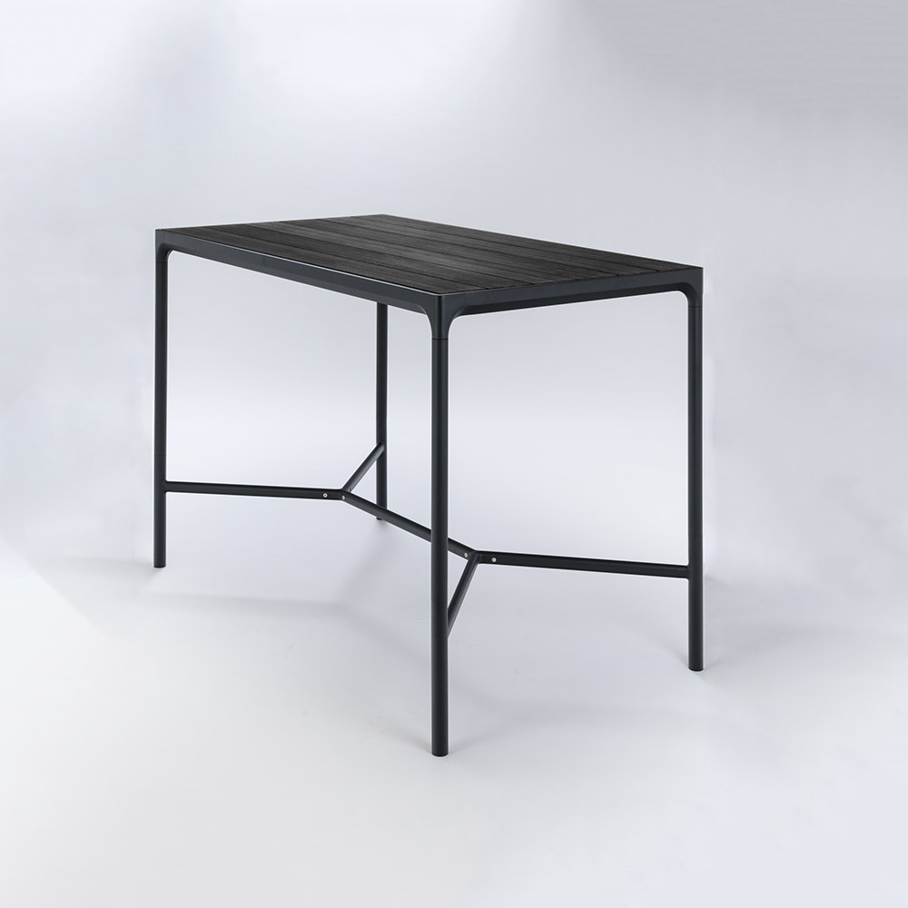 Levně Houe Denmark - Barový stůl FOUR, 160 cm, hliník