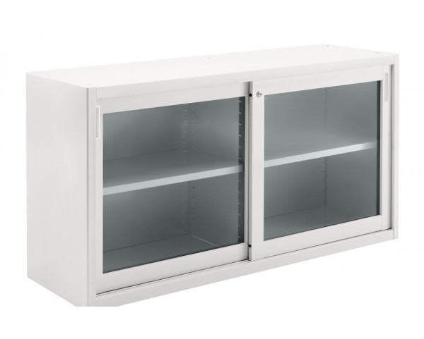 Skříňka s skleněnými posuvnými dveřmi CLASSIC STORAGE, 180x45x88 cm