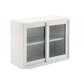 Cabinet with sliding glass door CLASSIC STORAGE, 120x45x88 cm