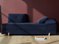 Folding sofa SIGMUND DRIP with wooden base - 3