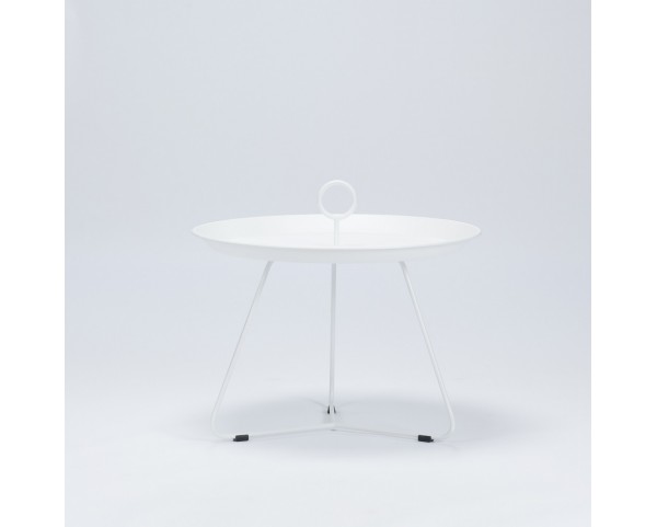 Konferenční stolek EYELET, 60 cm, bílá