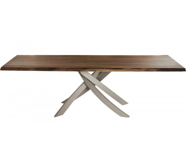 Stůl ARTISTICO dřevěný, 200/250x106 cm