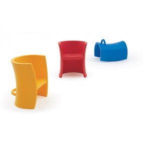 Detská stolička TRIOLI - žltá