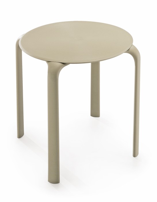 Levně INFINITI - Plastový stolek DROP kulatý