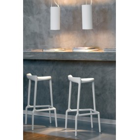 Bar stool HAPPY 490 white SALE - 30% discount