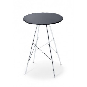 All-metal table BREAK, four-legged base