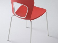 Židle BLOG, černobílá/chrom - 3