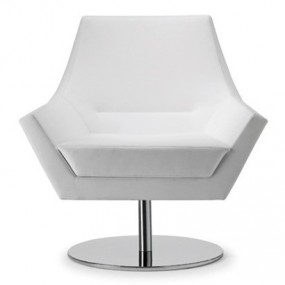 FLY TOO armchair with circular base