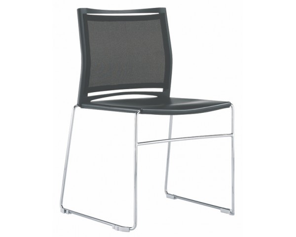 Konferenční židle WEB 010 s plastovým sedákem