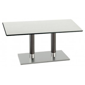 Table base INOX 4463 beech - height 50 cm