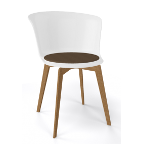 Židle EPICA 360 bílá - VÝPRODEJ
