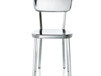 Chair DEJA-VU - polished aluminium - 3