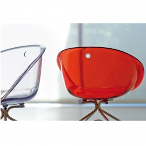 Chair GLISS 968-DS transparent - SALE - 25% discount