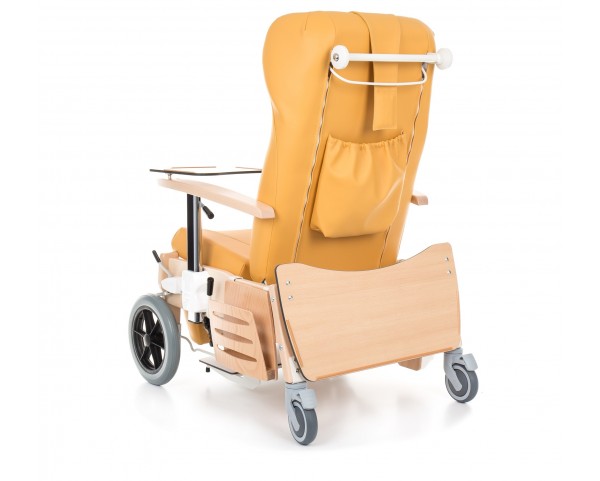 GAVOTA F2 comfortable reclining care chair on wheels with operator positioning