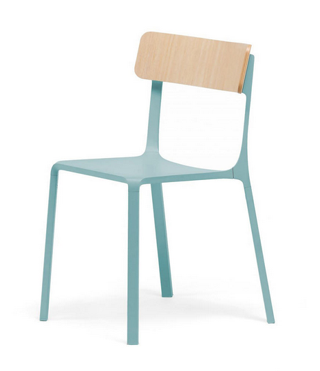 Levně INFINITI - Jídelní židle RUELLE s dřevěným opěrákem