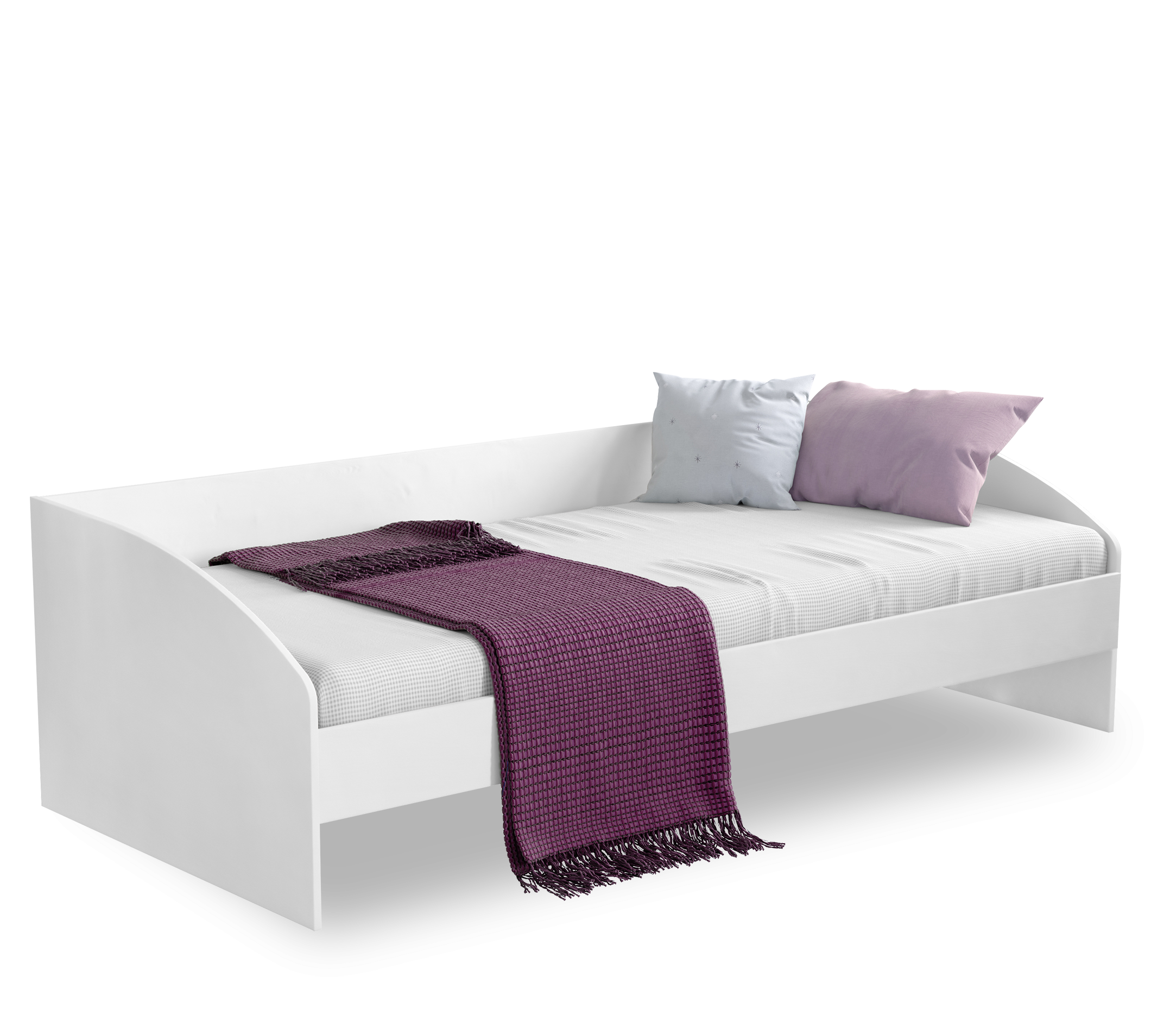 ČILEK - Pohovka a postel v jednom 90x200 cm bílá