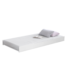 Pull-out extra bed WHITE with mattress 90x200 cm