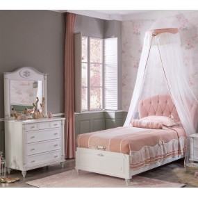 Chest of drawers with mirror ROMANTIC