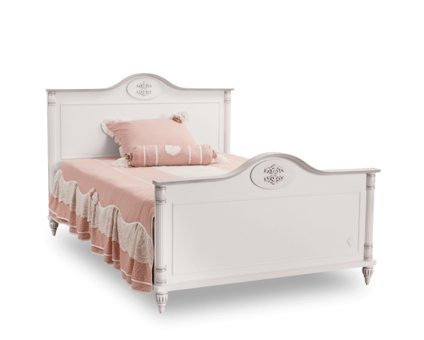 Detská posteľ ROMANTIC vrátane matraca 100x200 cm