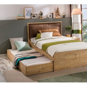 Studentská postel MOCHA včetně matrace 120x200 cm