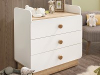 Children's chest of drawers NATURA BABY with table - 2