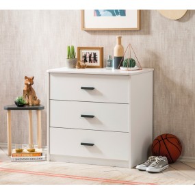 Student chests of drawers WHITE