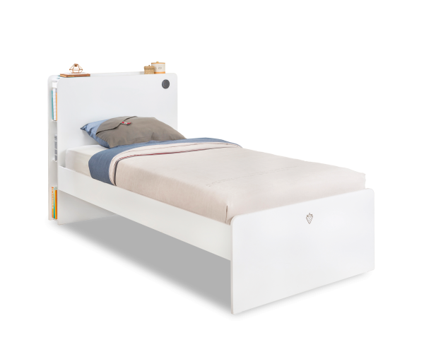 Študentská posteľ WHITE 100x200 cm