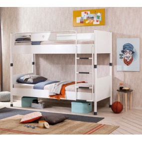 Student bunk bed WHITE 90x200 cm