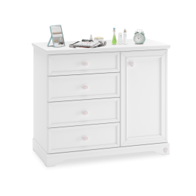 Chest of drawers Rustic White 