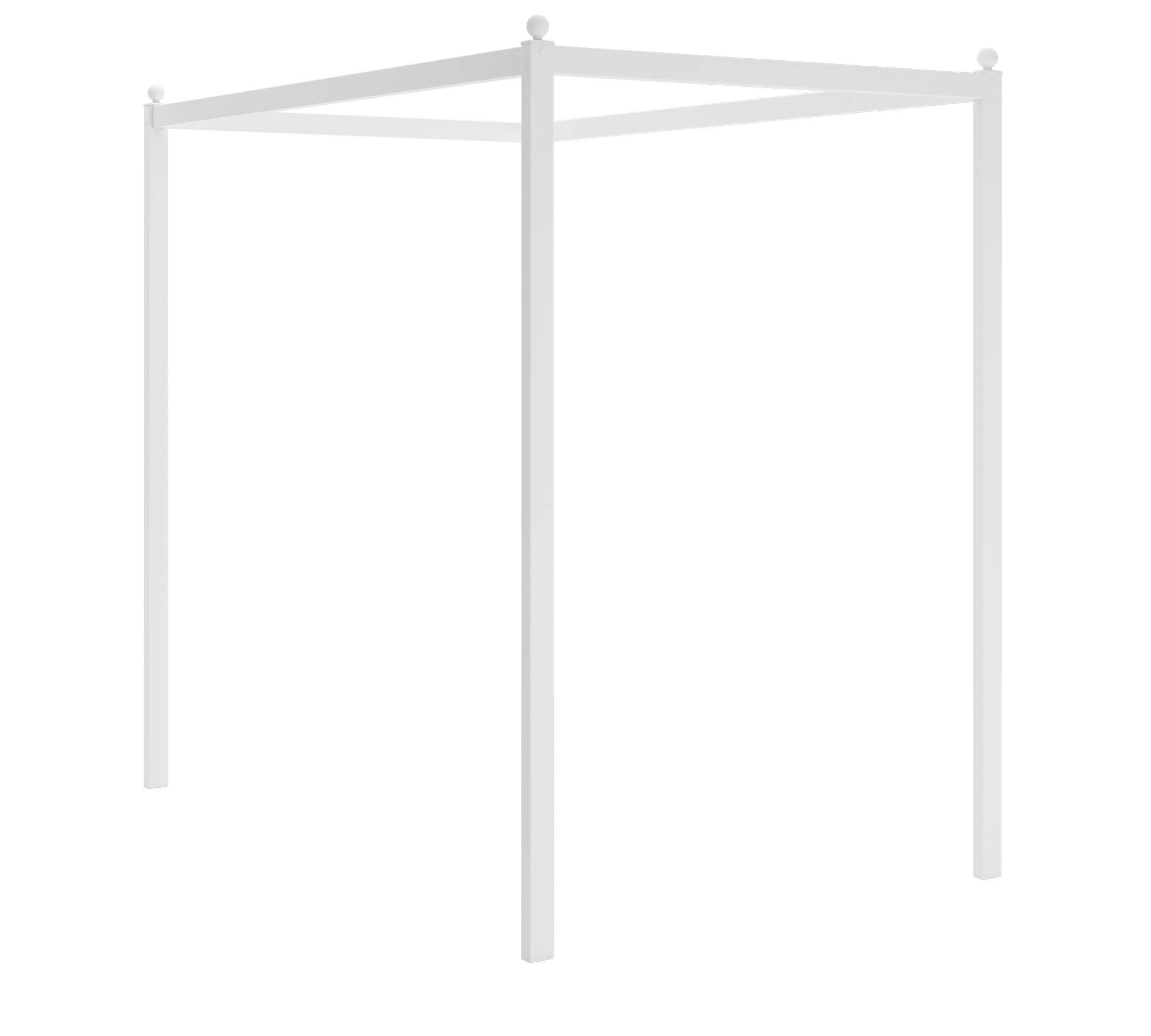 ČILEK - Nebesa nad postel (konstrukce) 100x200 cm Rustic White