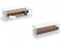Coffee table BRIDGE WITH DRAWER AND SHELF - 2
