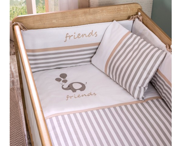 Cot bedding set SLEEPY 75x115 cm