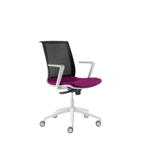 Kancelářská židle LYRA NET 213-F80 - bílý rám