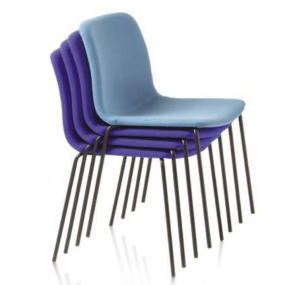 Čtyřnohá čalouněná židle LINK Shell