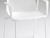 Židle AKAMI TB, bílá/bílá - 2