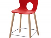 Barová stolička Olivia Wood - 3